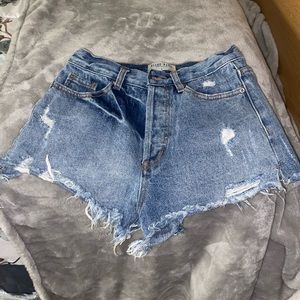 Blank Paige cheeky high rise jean shorts